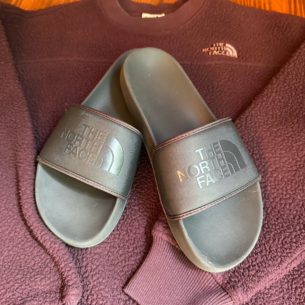 The North Face Black Slides